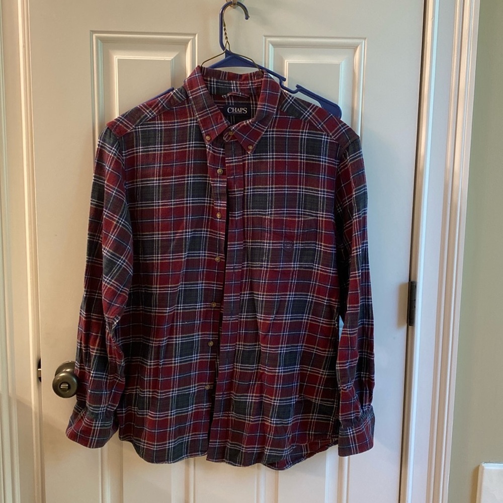Chaps men’s plaid flannel shirt